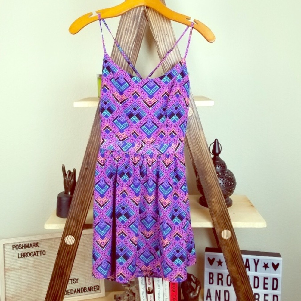 👑 Bethany Mota | Strappy Sleeveless Summer Dress